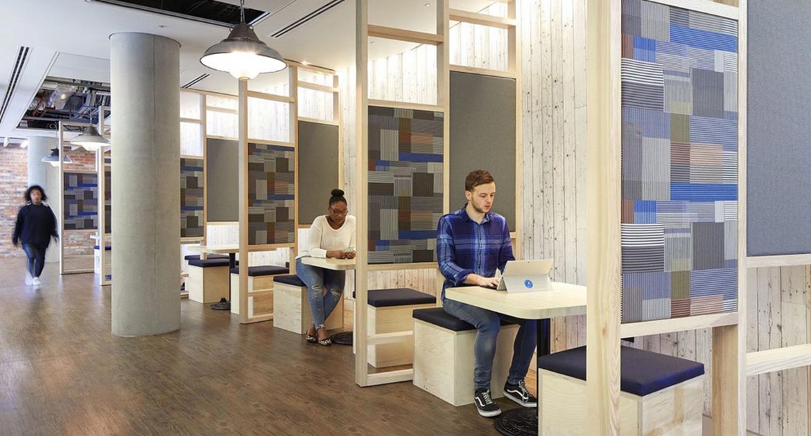 Microsoft's new central London office in Paddington